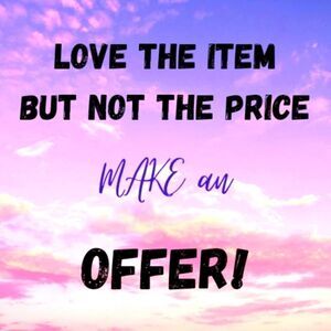 All offers considered 